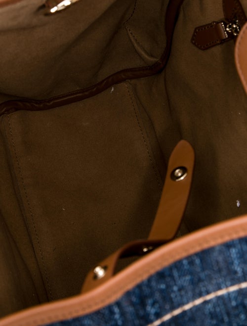 Max Mara Denim Top Handle Bag