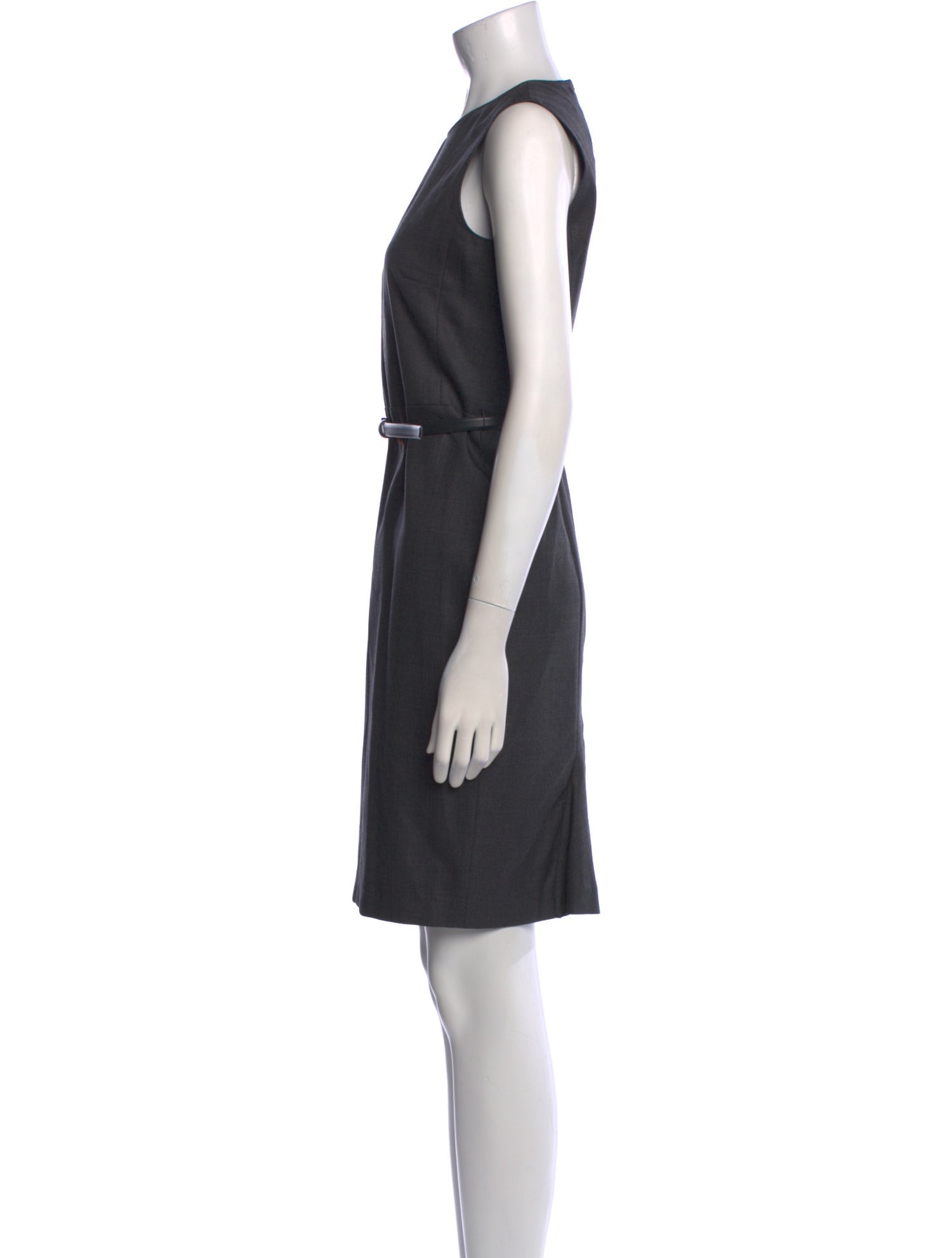 Max Mara Virgin Wool Knee-Length Dress