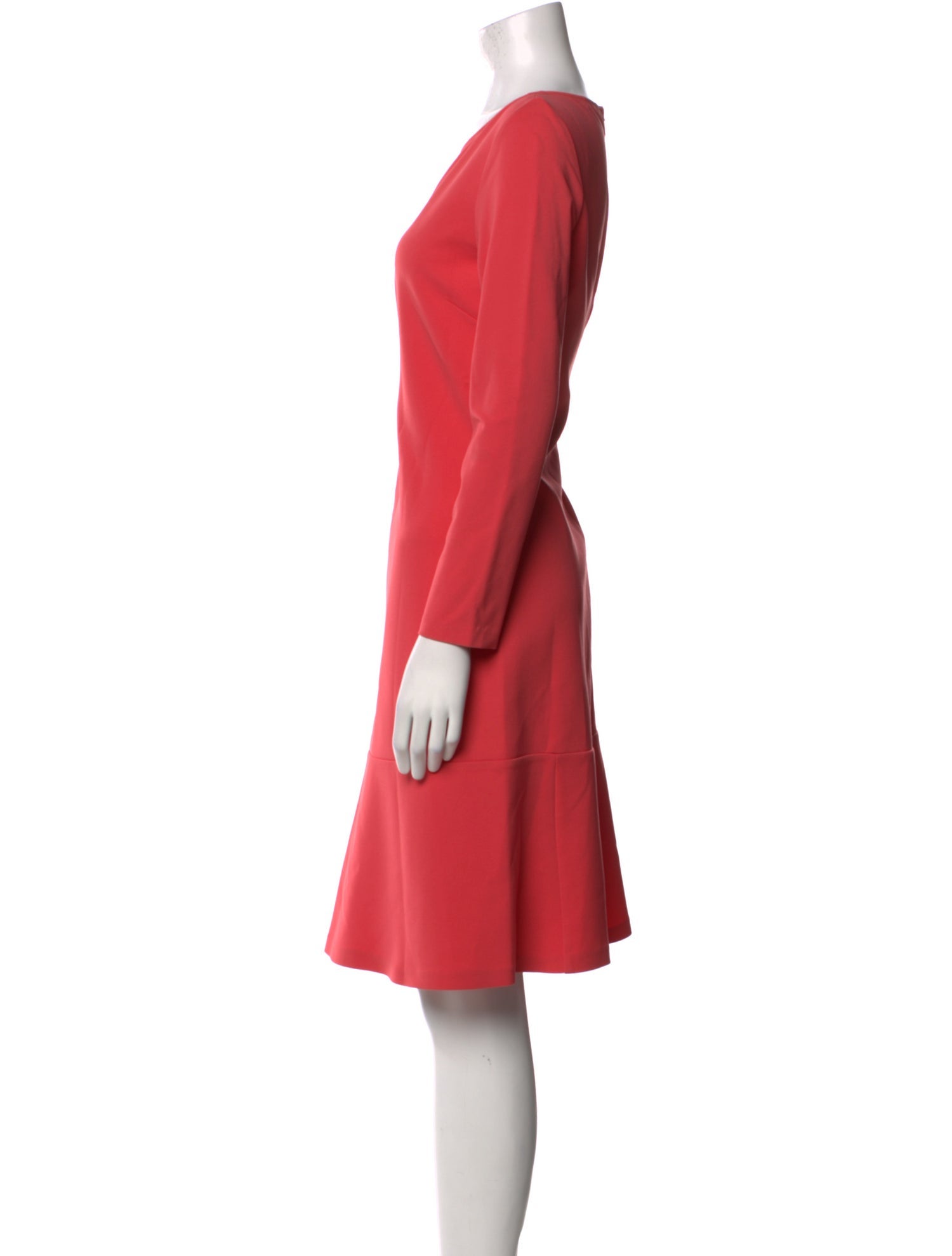 Max Mara Bateau Neckline Knee-Length Dress