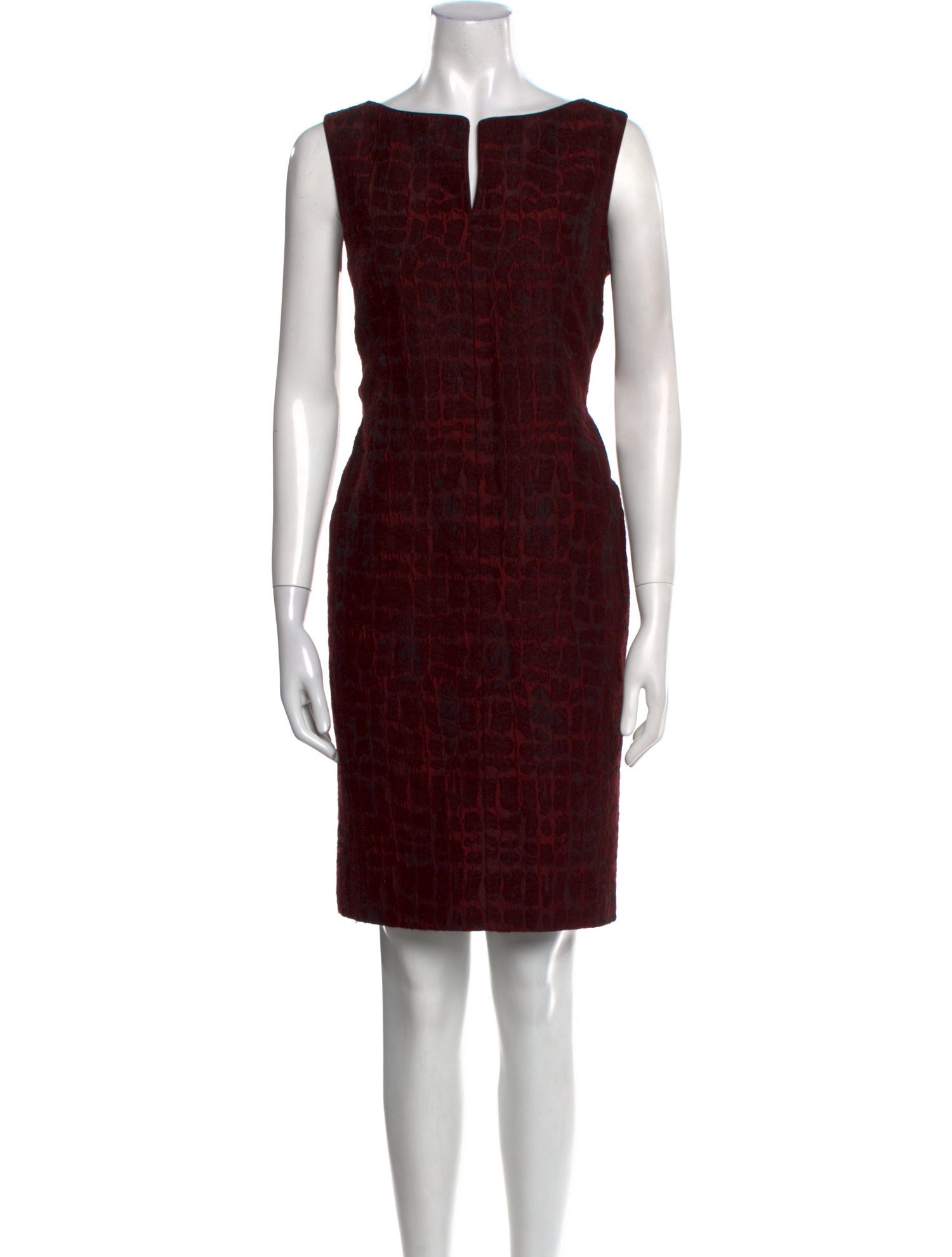 Max Mara Printed Knee-Length Dress