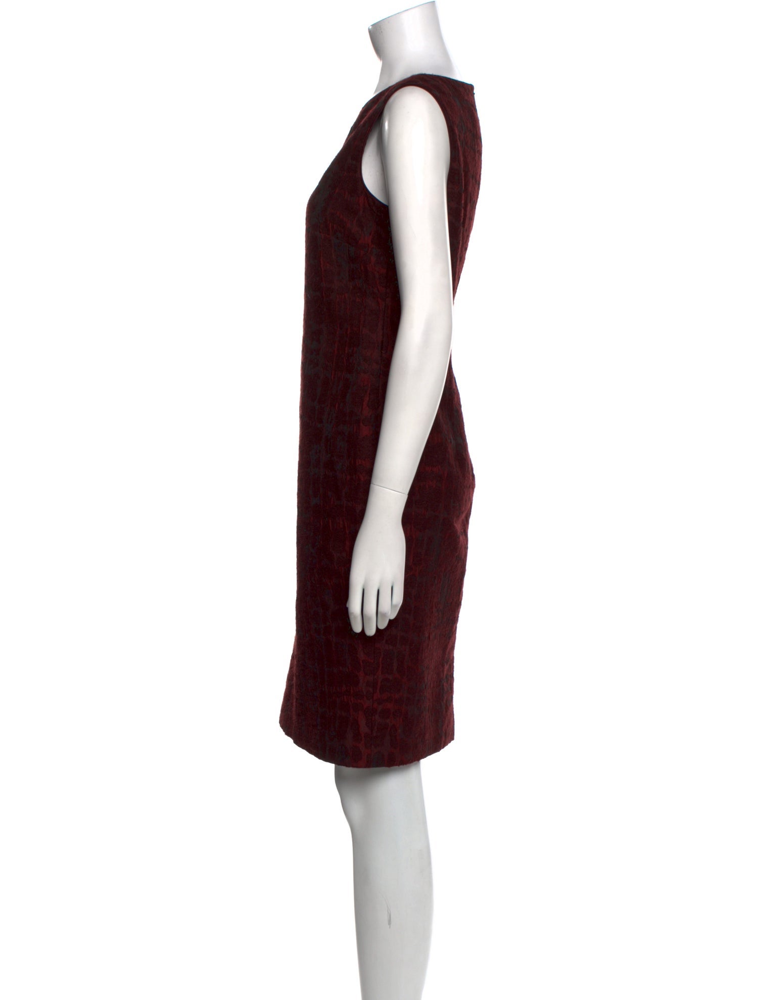 Max Mara Printed Knee-Length Dress