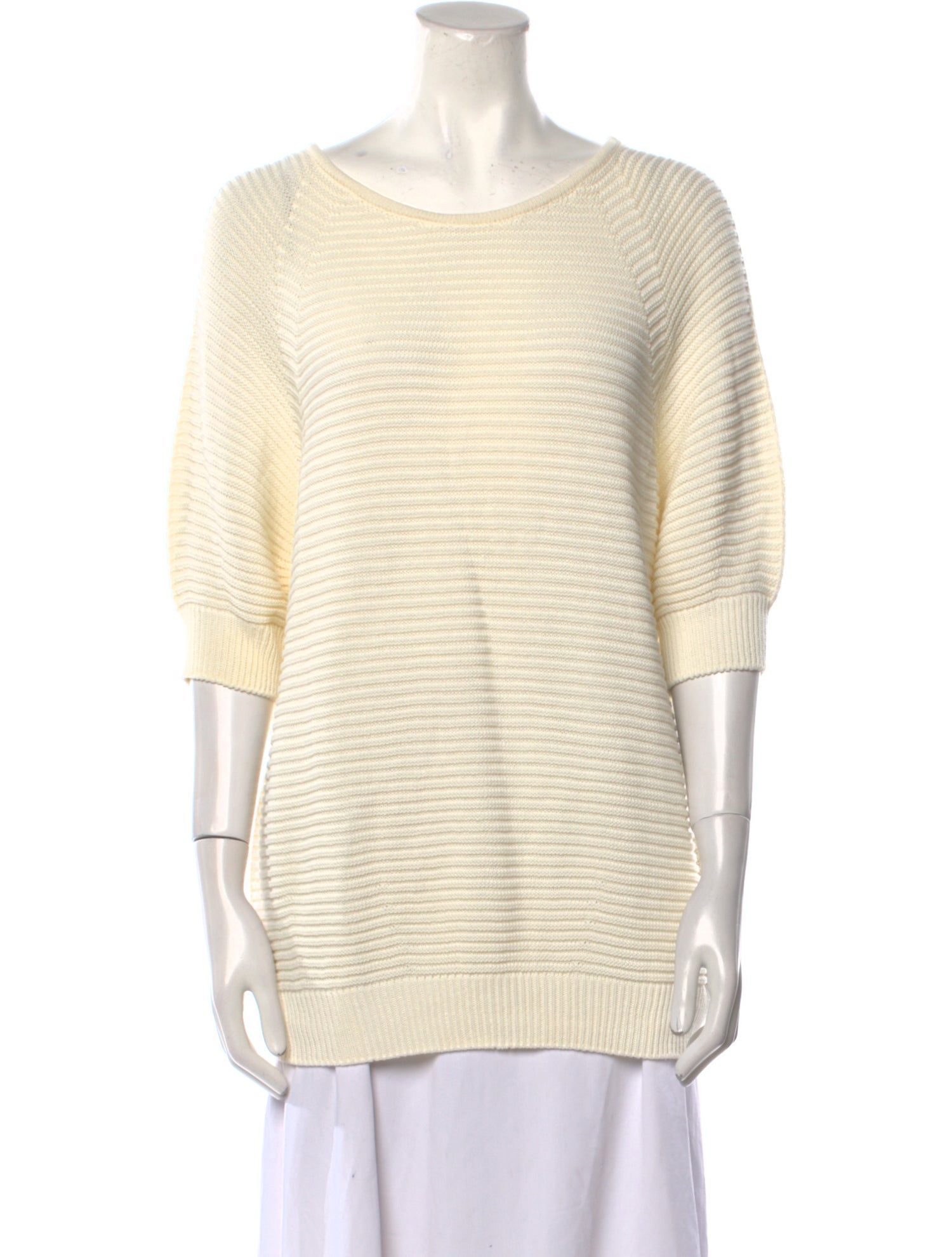 Max Mara Bateau Neckline Three-Quarter Sleeve Tunic