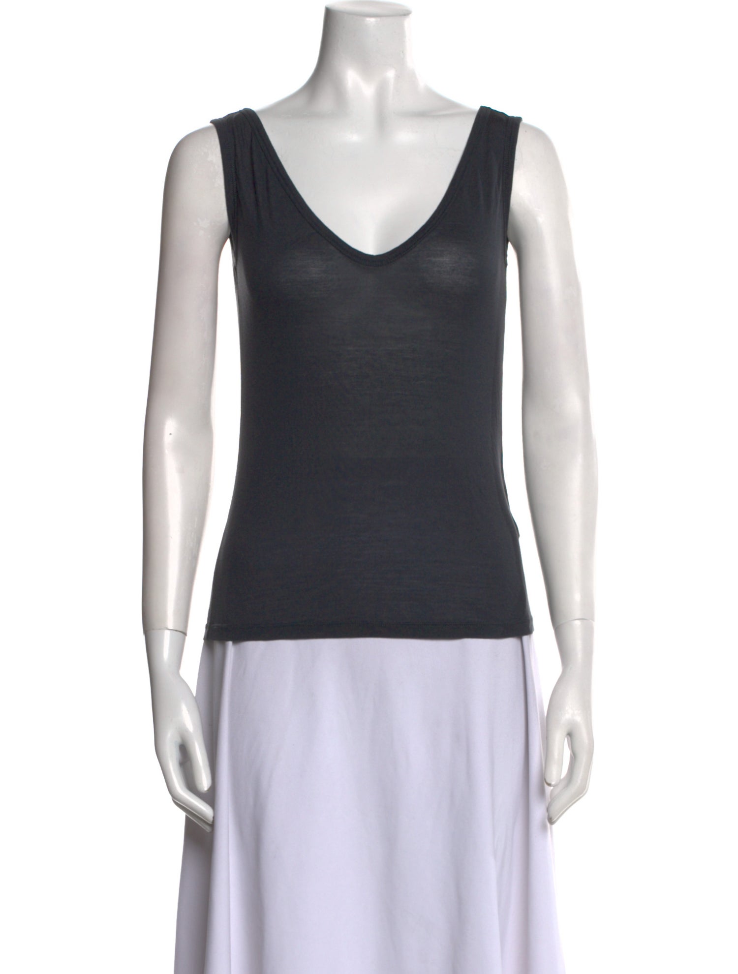 'S Max Mara V-Neck Sleeveless Top