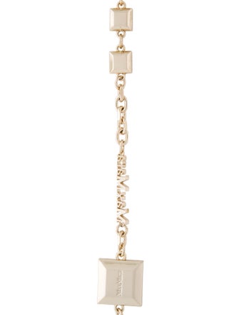 Max Mara Monogram Chain Link Necklace