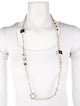 Max Mara Monogram Chain Link Necklace