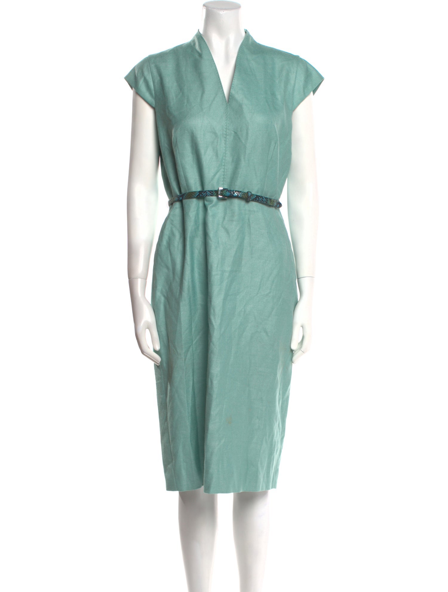 Max Mara Silk Midi Length Dress
