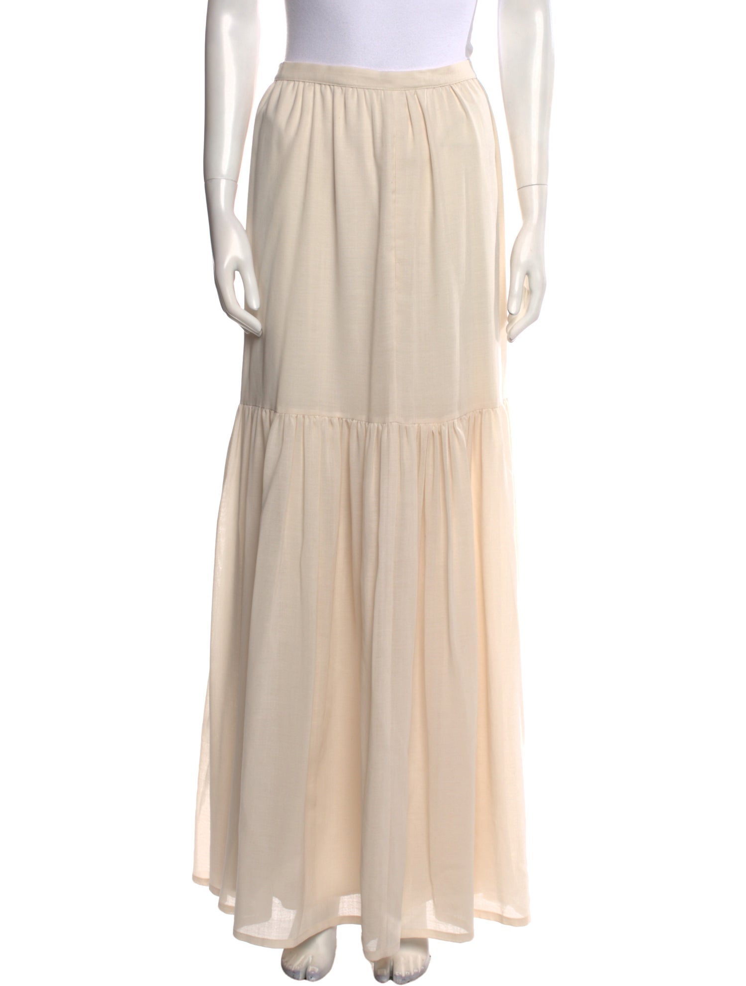 Max Mara Virgin Wool Long Skirt