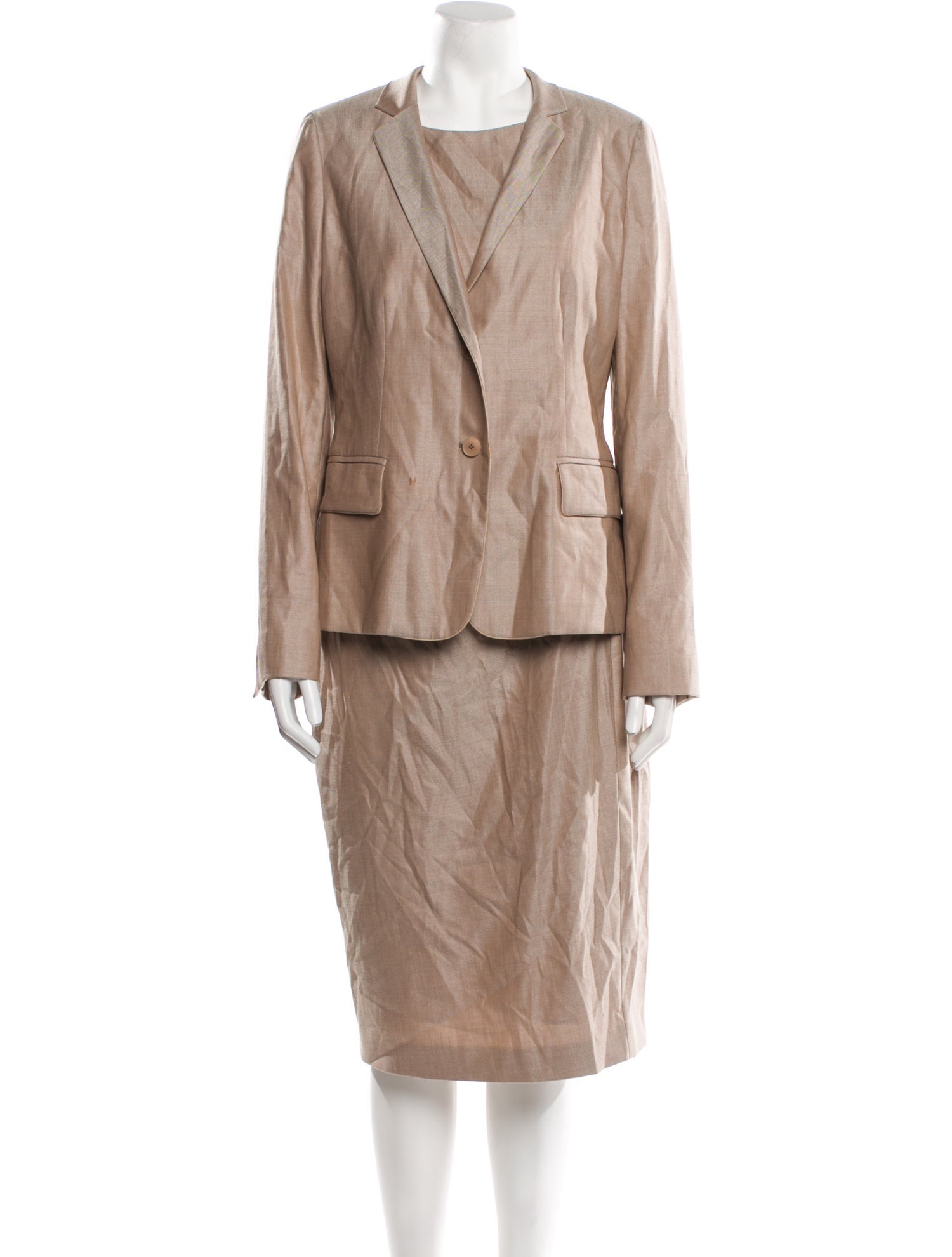 Max Mara Virgin Wool Dress Set
