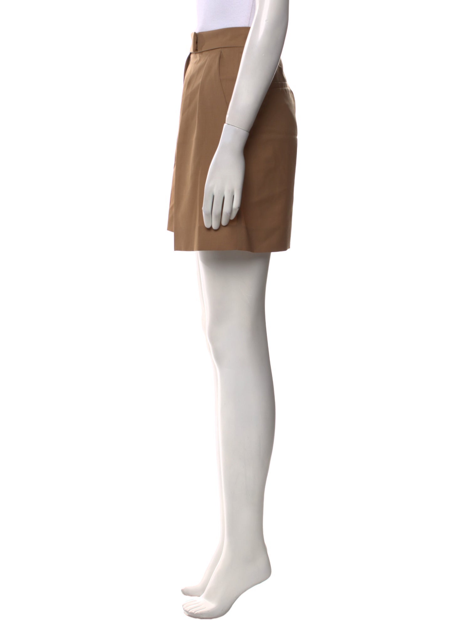 Max Mara Virgin Wool Mini Shorts