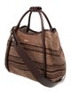 Max Mara Raffia Top Handle Bag