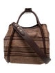 Max Mara Raffia Top Handle Bag