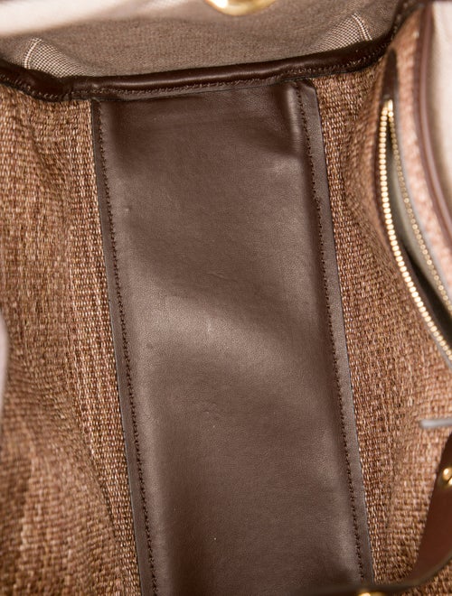 Max Mara Raffia Top Handle Bag