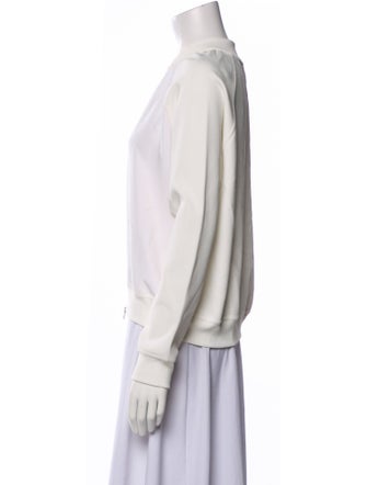 Max Mara Mock Neck Long Sleeve Sweatshirt