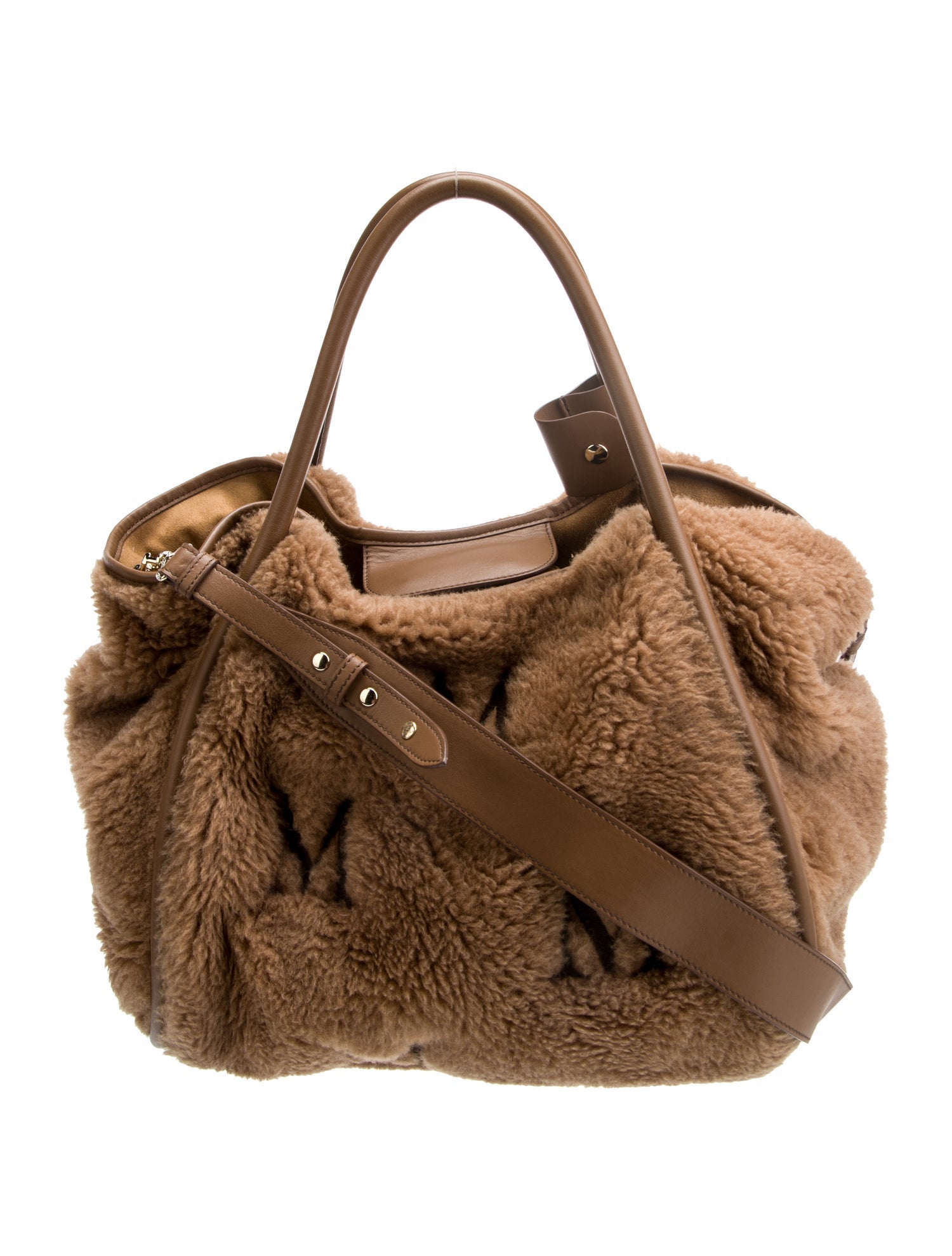 Max Mara Virgin Wool Top Handle Bag