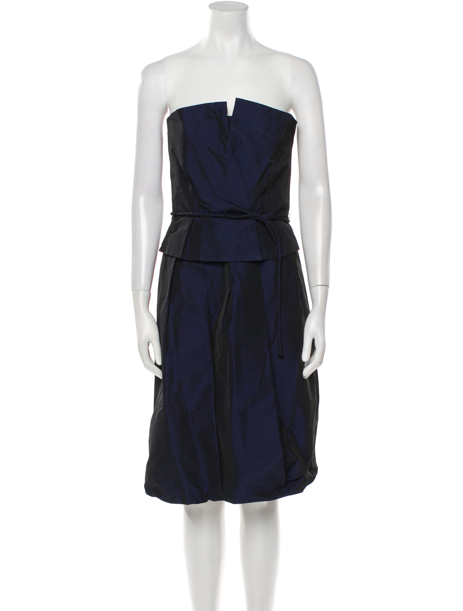 Max Mara Strapless Mini Dress