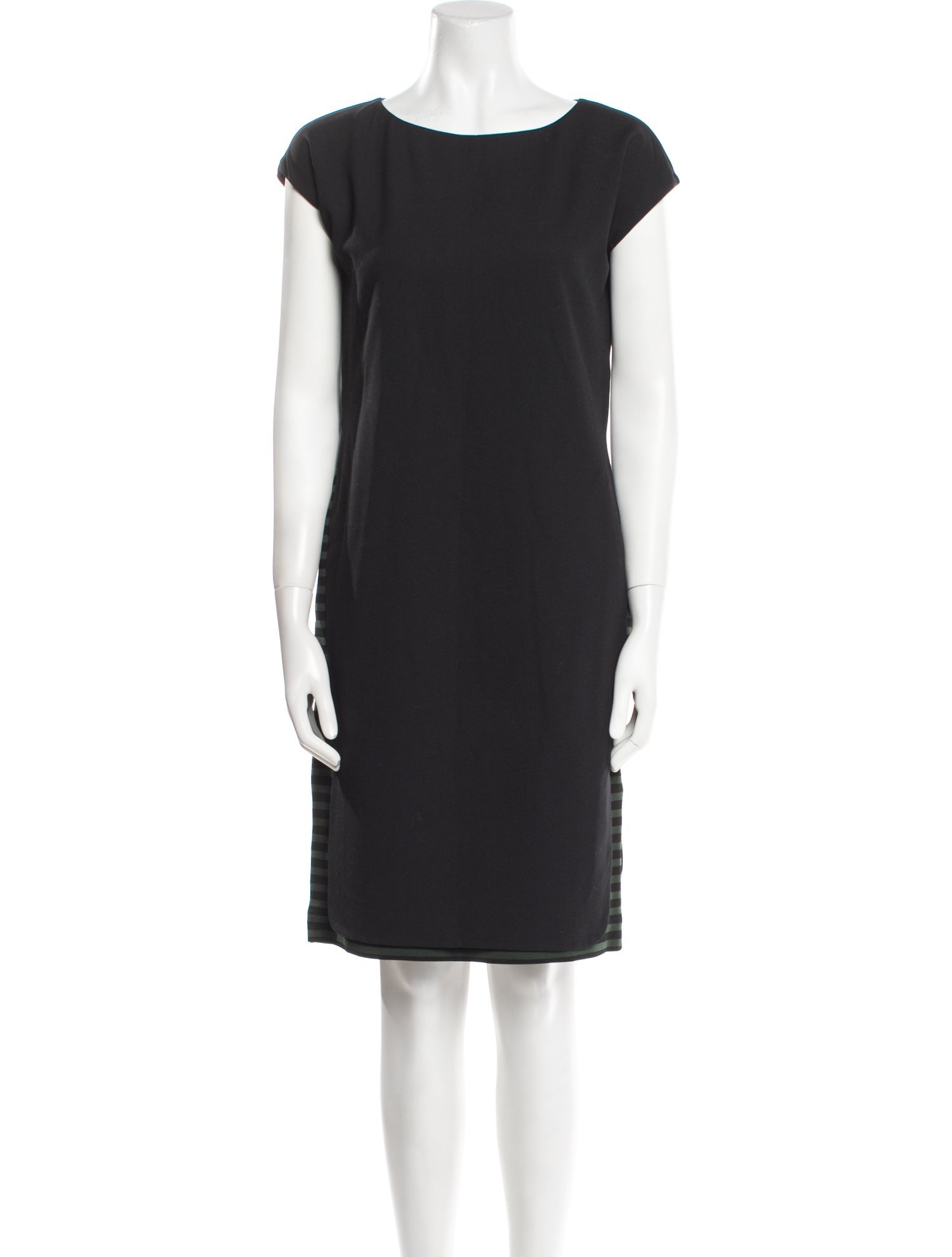 Max Mara Bateau Neckline Knee-Length Dress