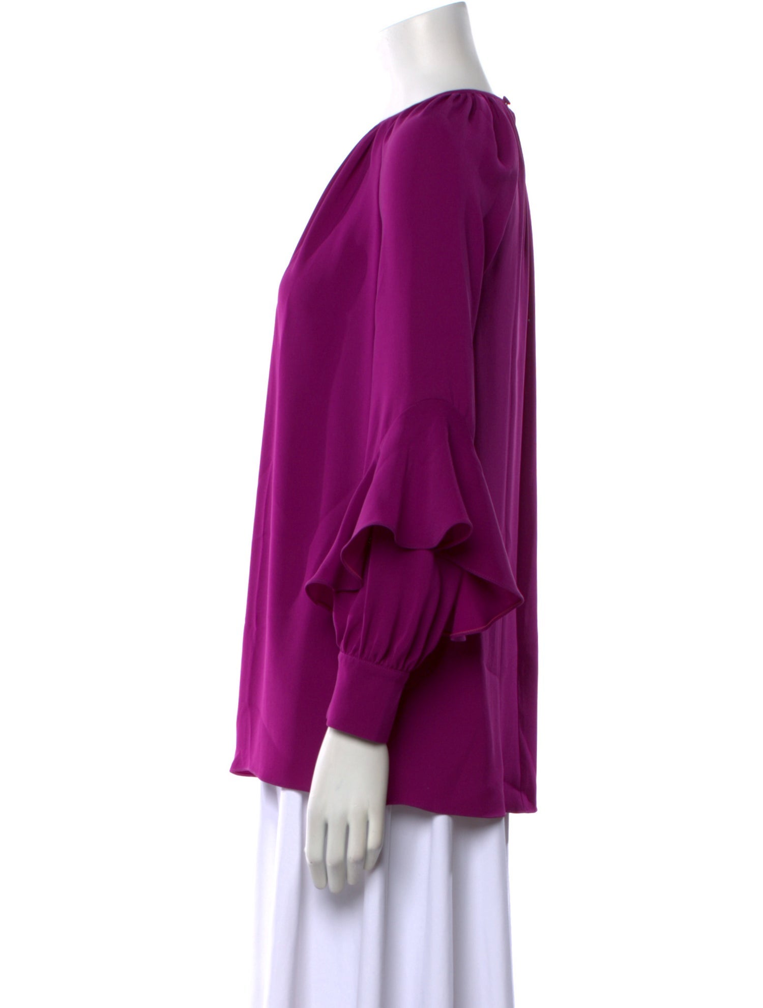 Max Mara Studio Wool Crew Neck Blouse