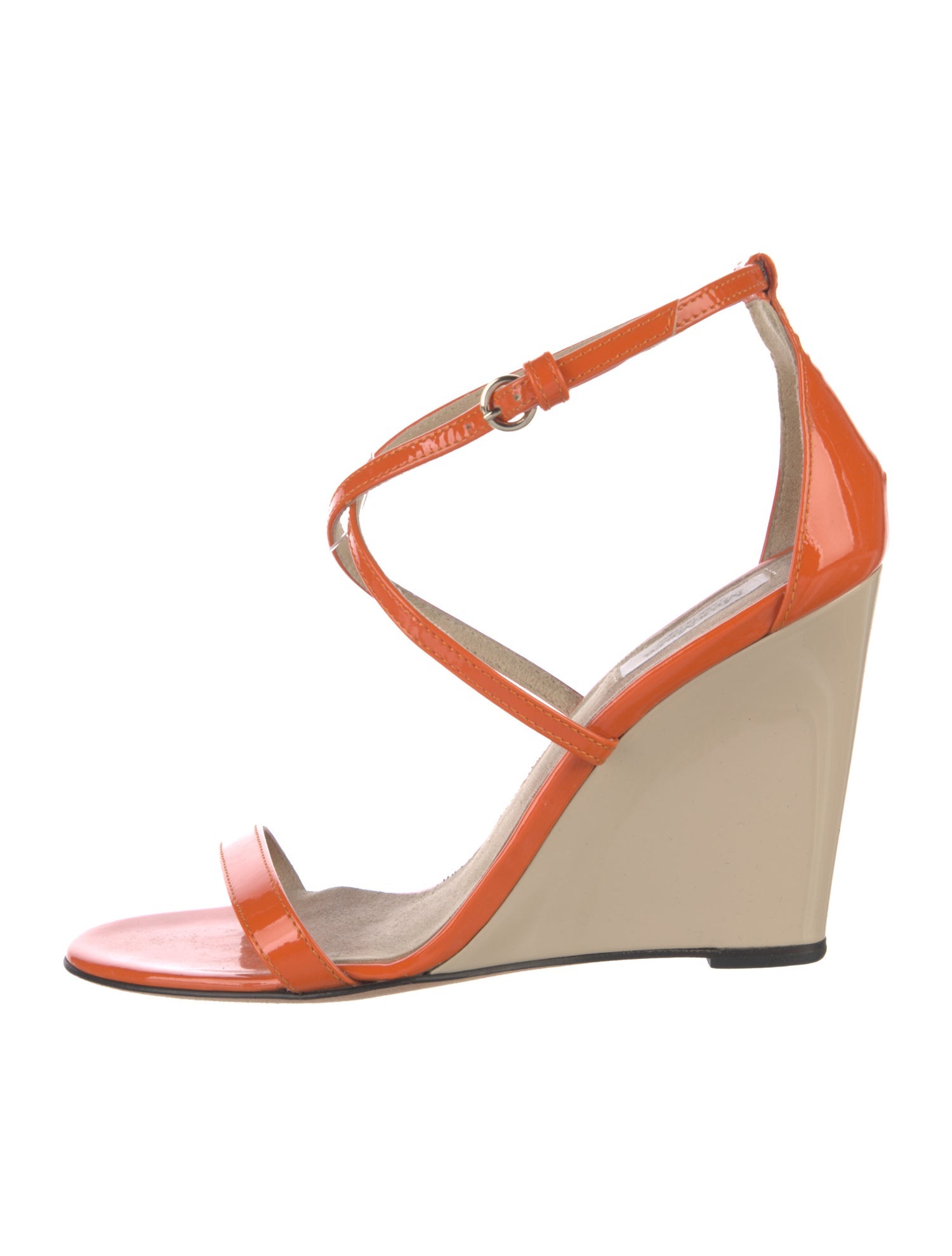 Max Mara Patent Leather Sandals