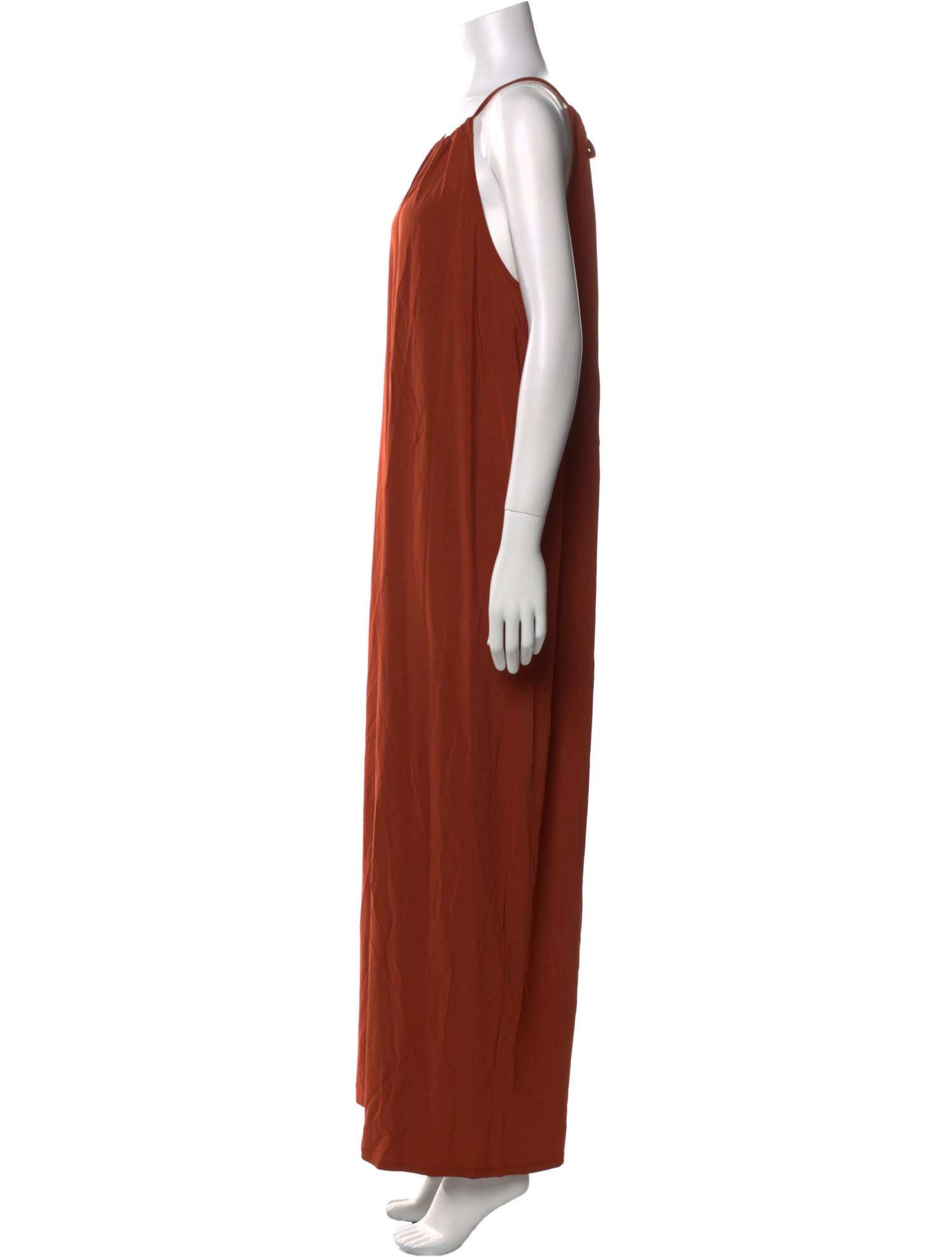 Max Mara Scoop Neck Long Dress
