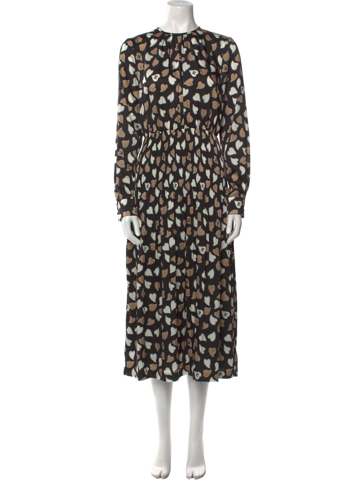 Max Mara Printed Long Dress w/ Tags