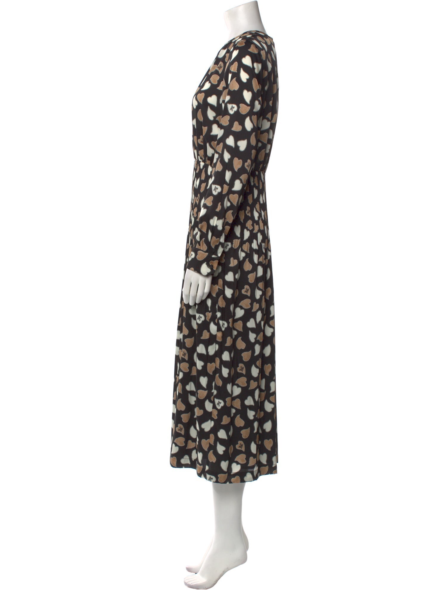 Max Mara Printed Long Dress w/ Tags