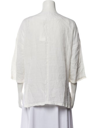 Max Mara Linen V-Neck Tunic