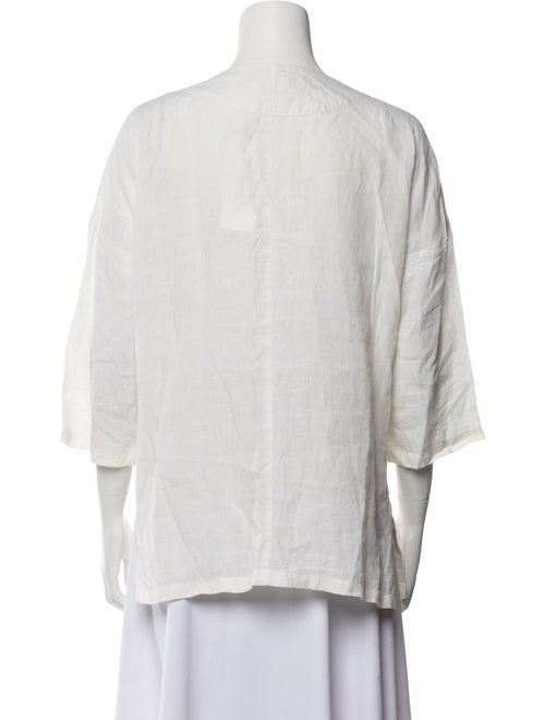 Max Mara Linen V-Neck Tunic