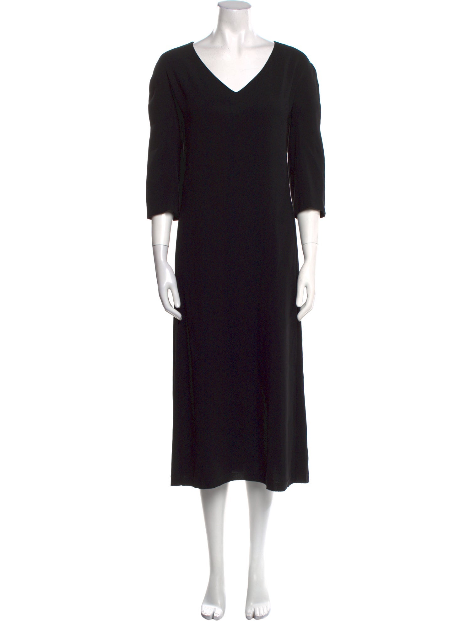 Max Mara V-Neck Long Dress