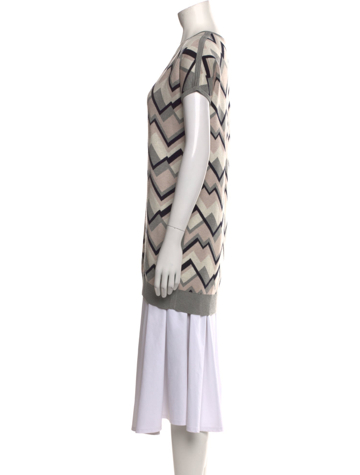 Max Mara Silk Striped Tunic