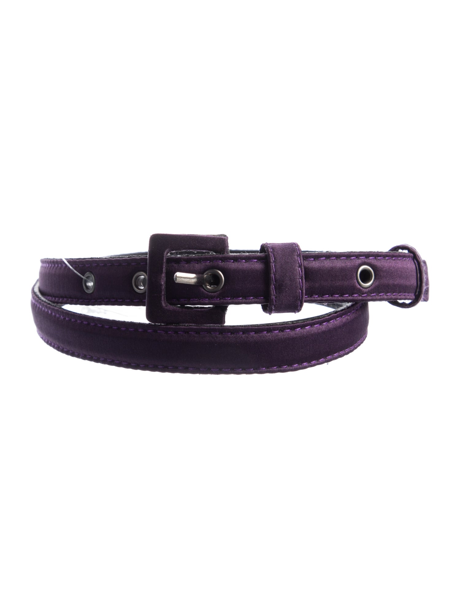 Max Mara Skinny Satin Belt