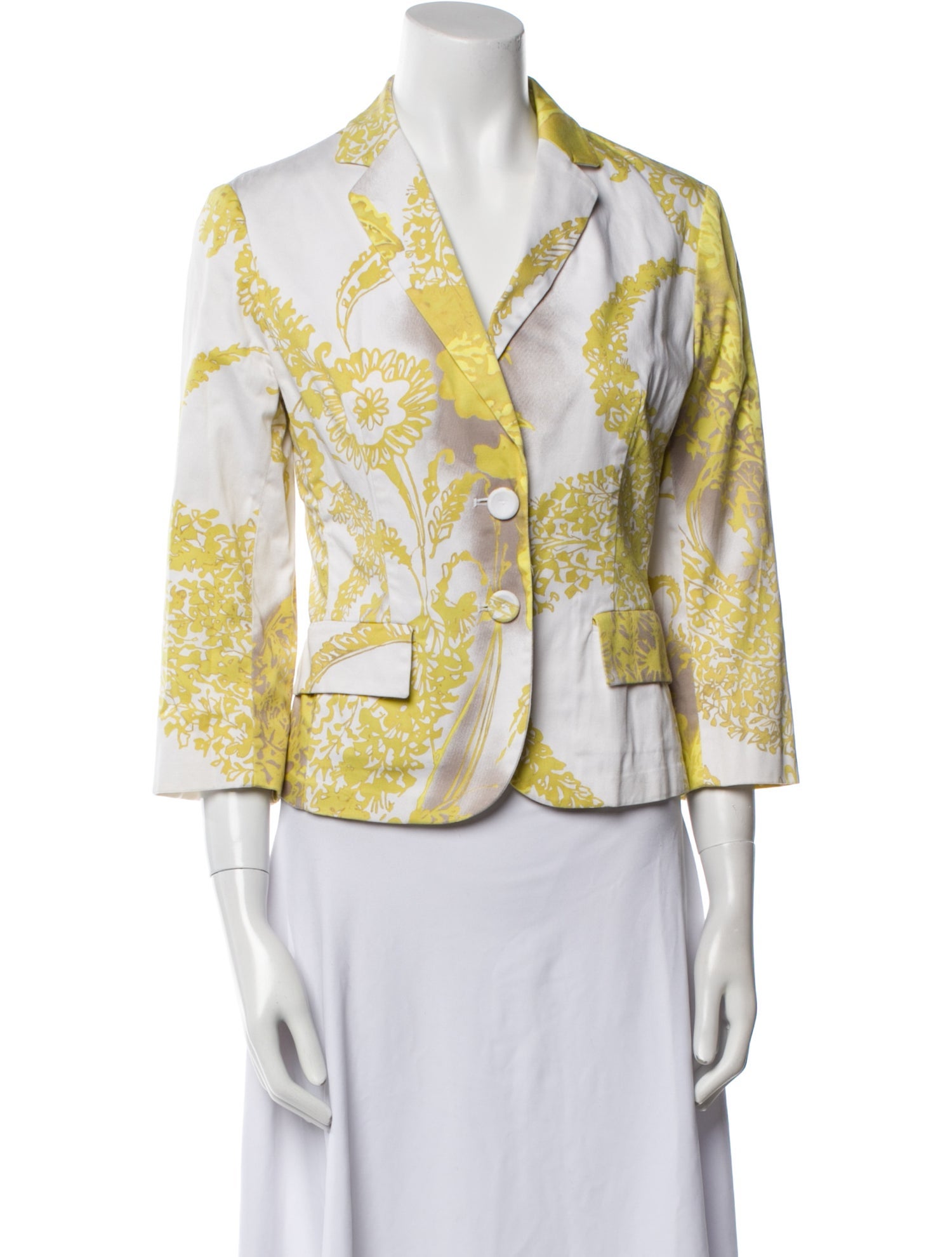 Max Mara Floral Print Jacket