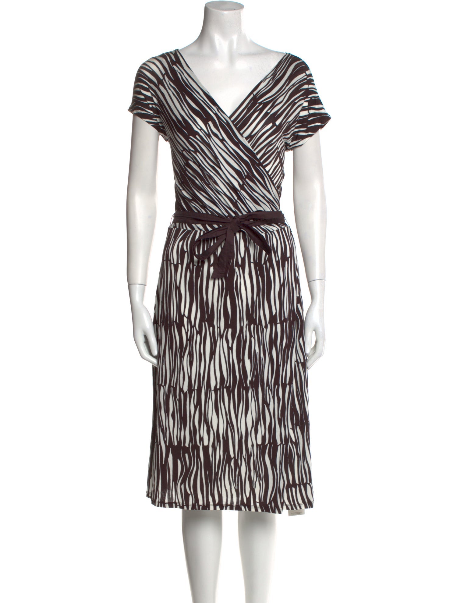 Max Mara Printed Knee-Length Dress
