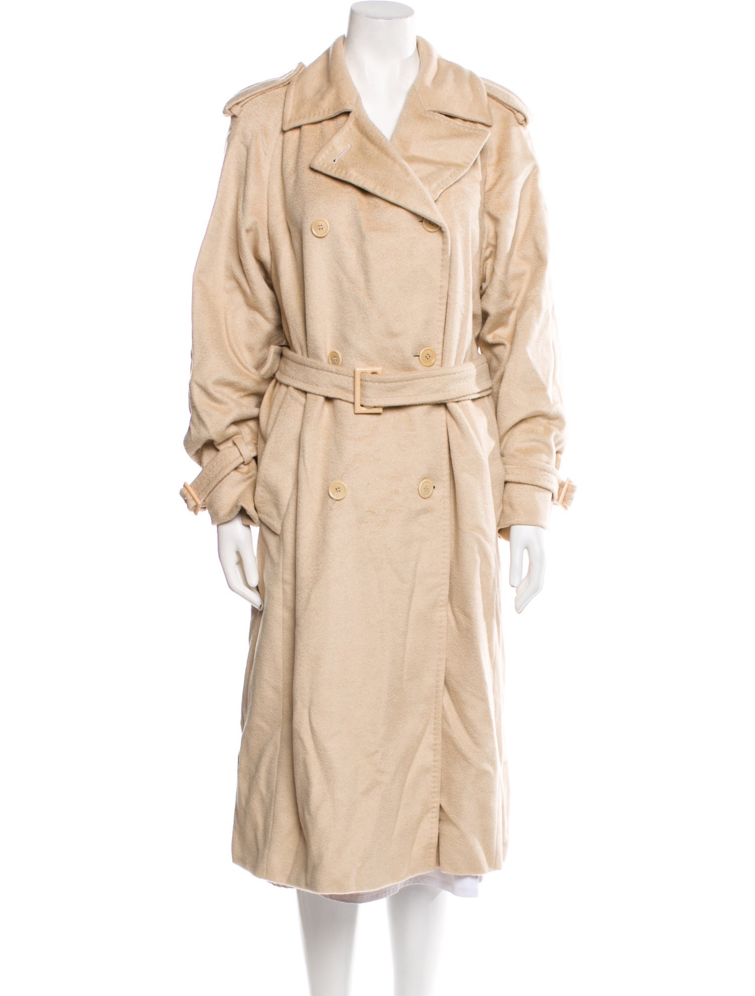 Max Mara Leather Trench Coat