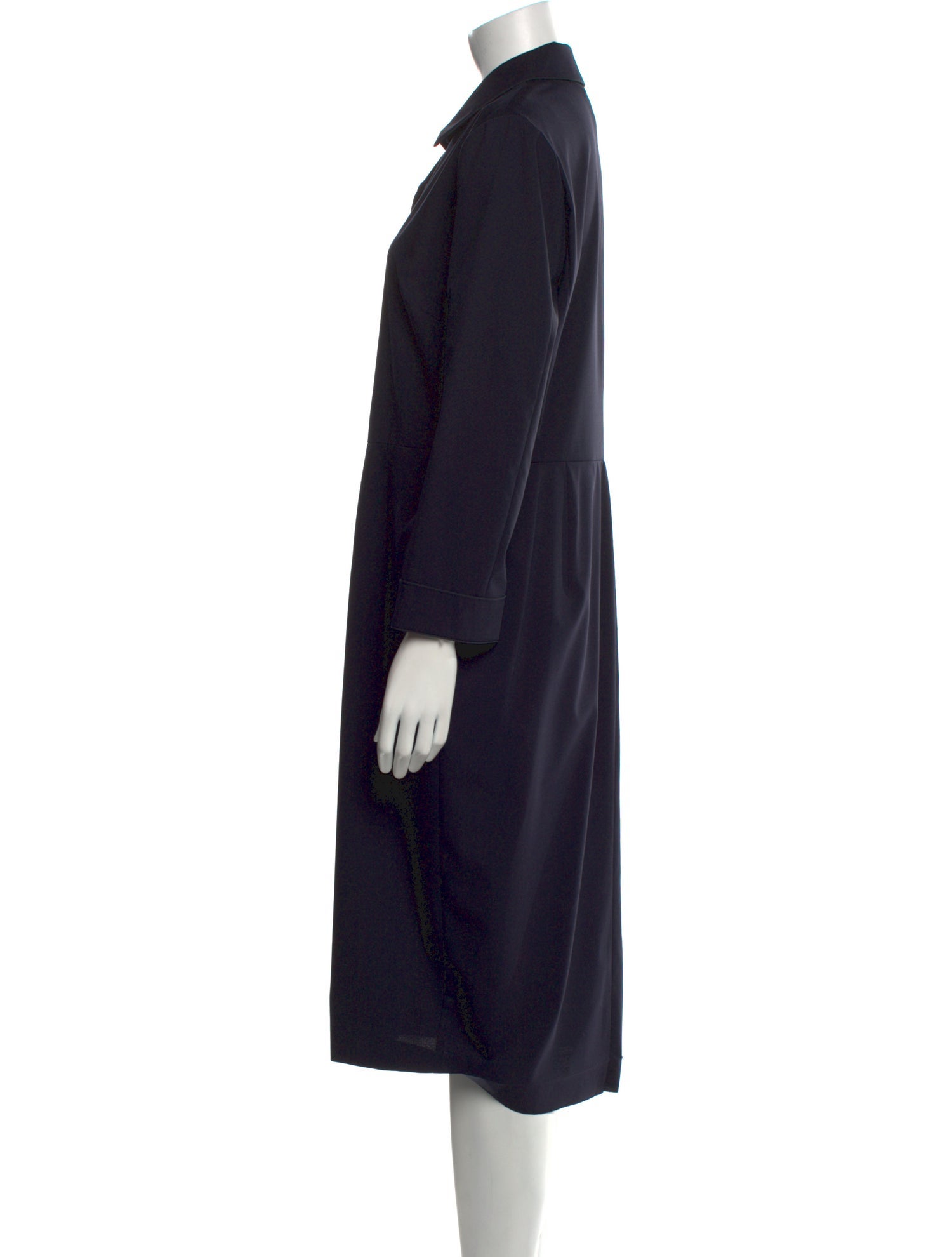 Max Mara Virgin Wool Midi Length Dress