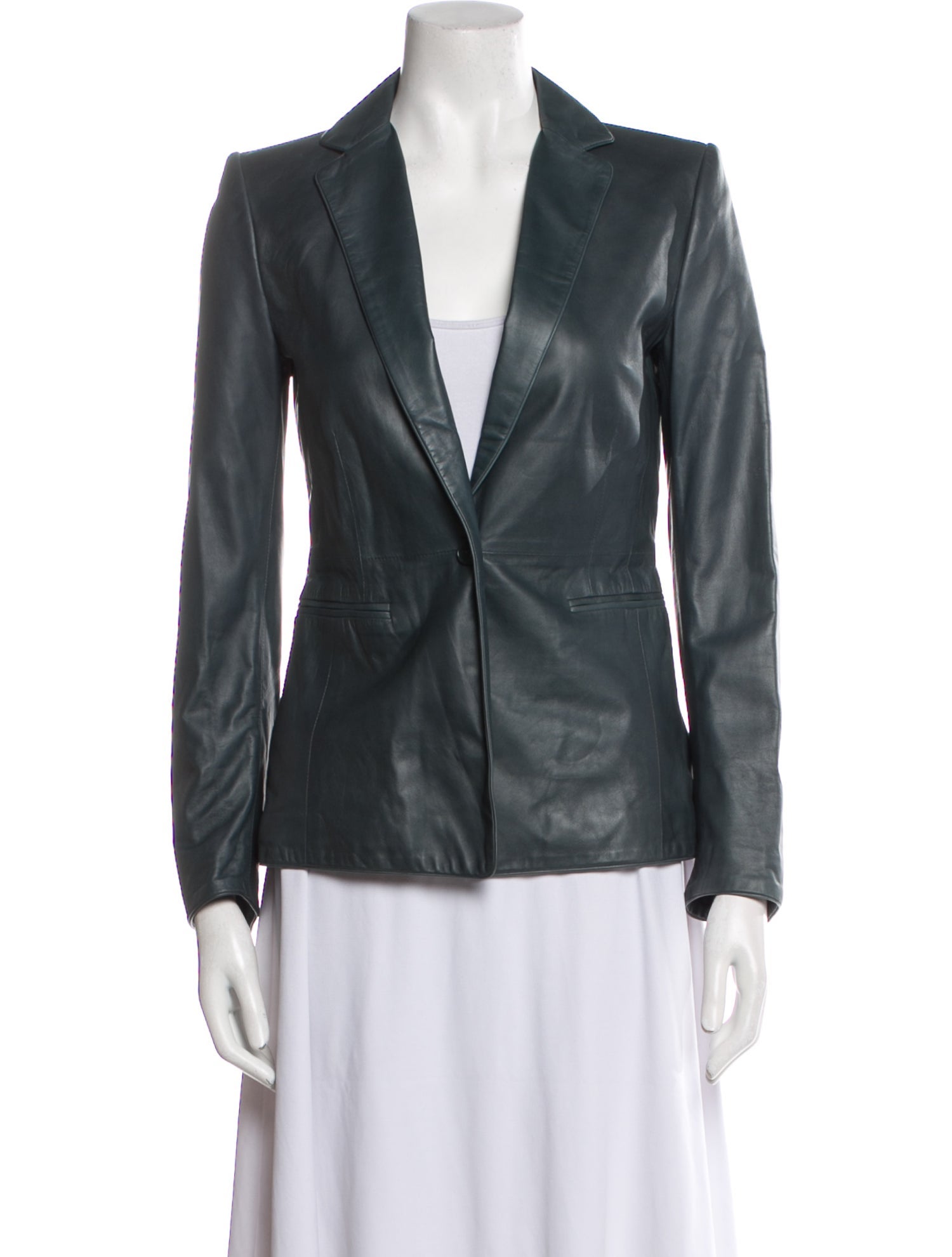Max Mara Leather Blazer