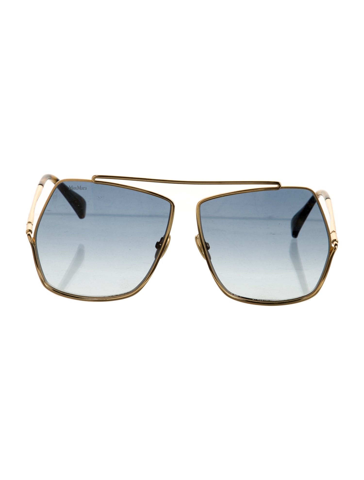 Max Mara Aviator Gradient Sunglasses