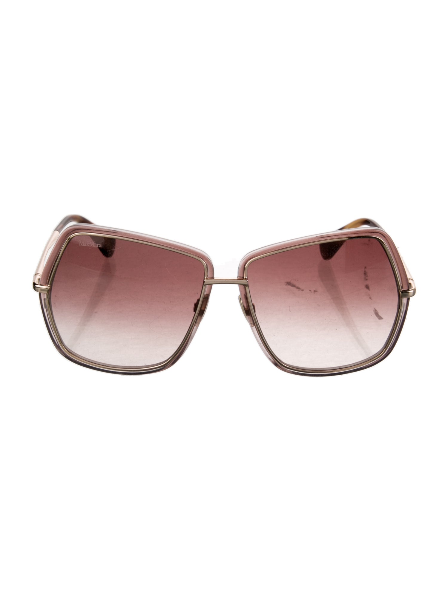 Max Mara Oversize Gradient Sunglasses
