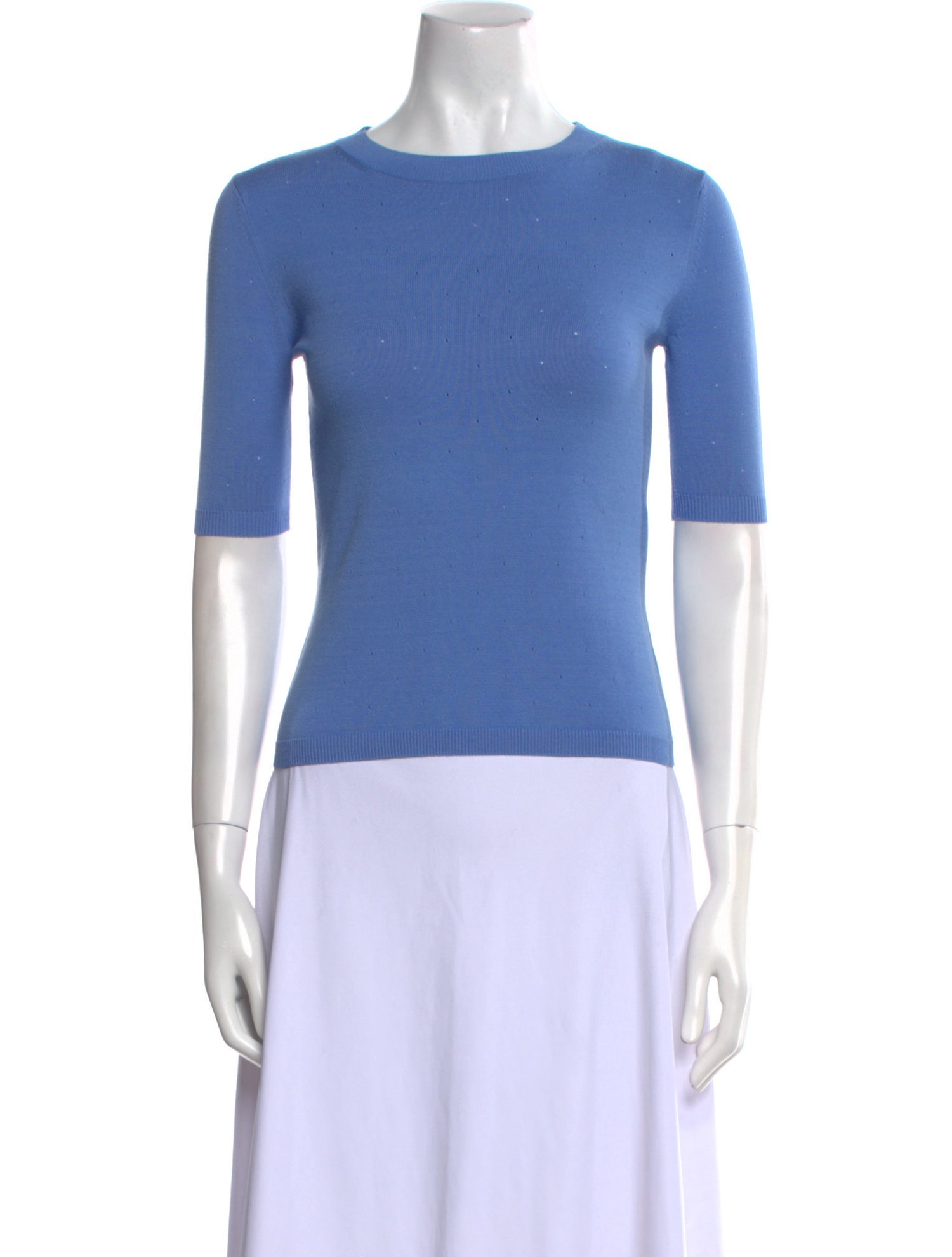 Max Mara Studio Crew Neck Short Sleeve Top w/ Tags