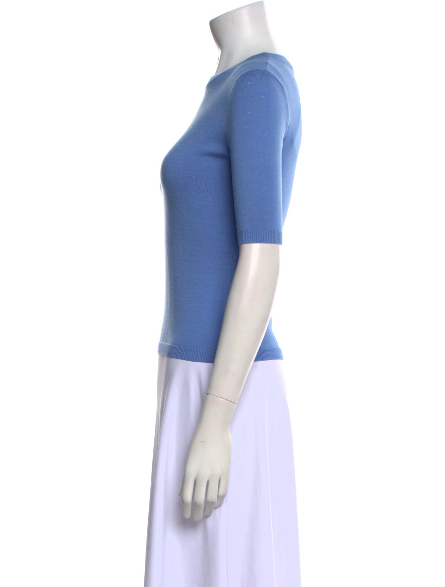 Max Mara Studio Crew Neck Short Sleeve Top w/ Tags