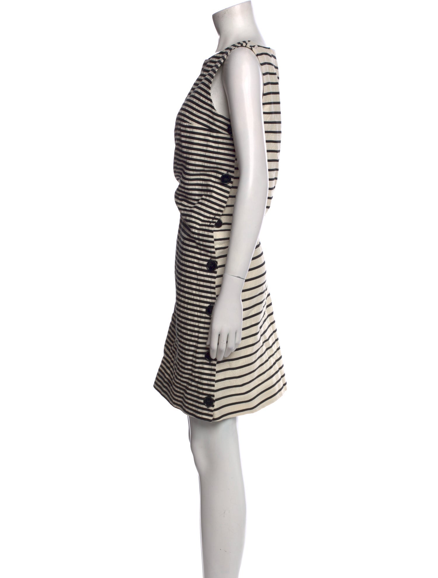 Max Mara Striped Mini Dress