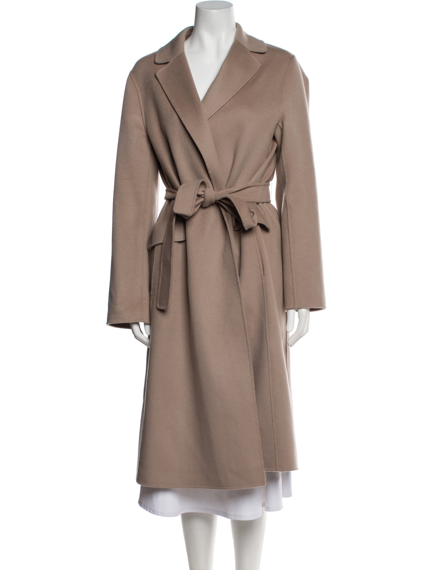 'S Max Mara Virgin Wool Trench Coat