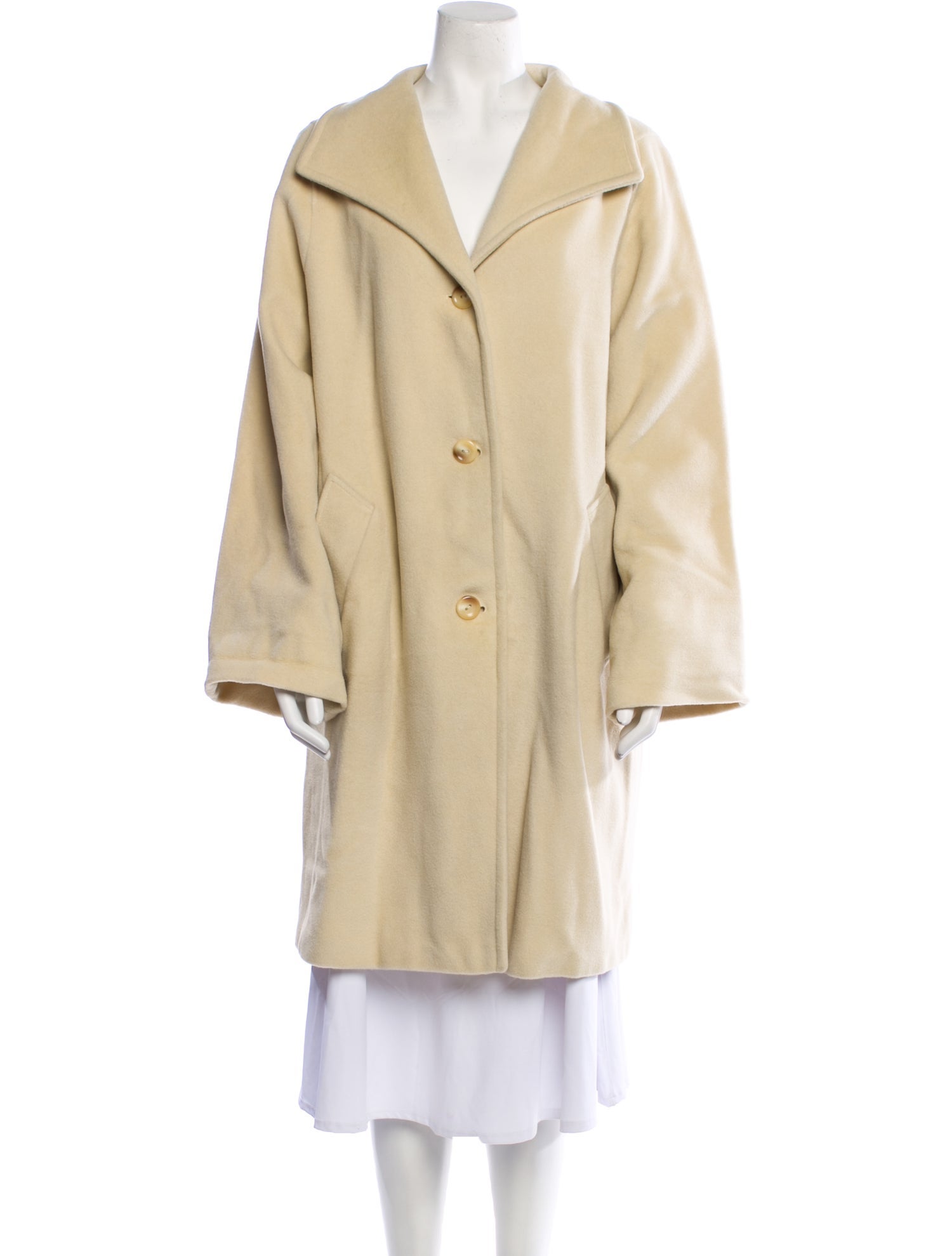 Max Mara Virgin Wool Trench Coat