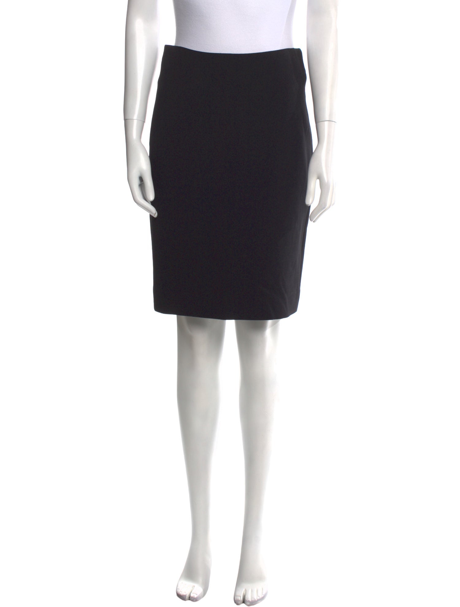 Max Mara Virgin Wool Knee-Length Skirt