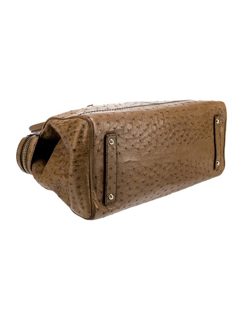 Max Mara Ostrich Top Handle Bag