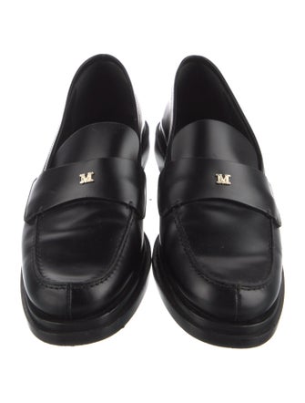 Max Mara Leather Loafers