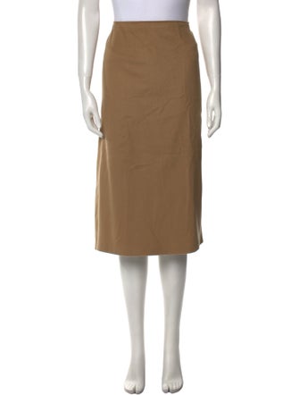 Max Mara Virgin Wool Knee-Length Skirt