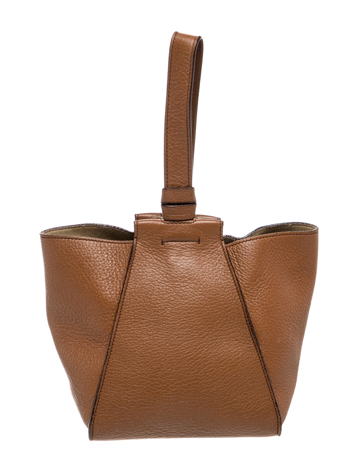 Max Mara Leather Top Handle Bag