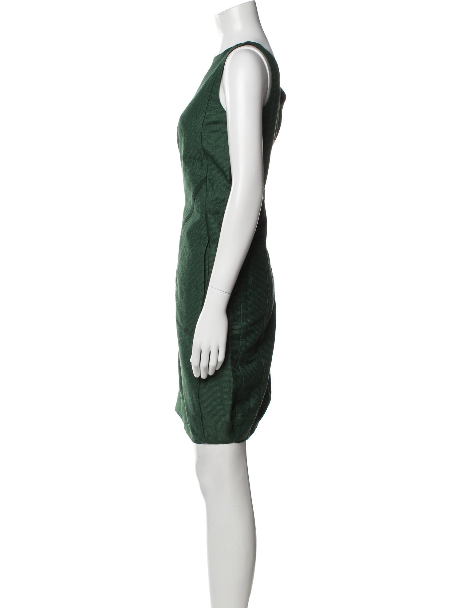 Max Mara Bateau Neckline Mini Dress