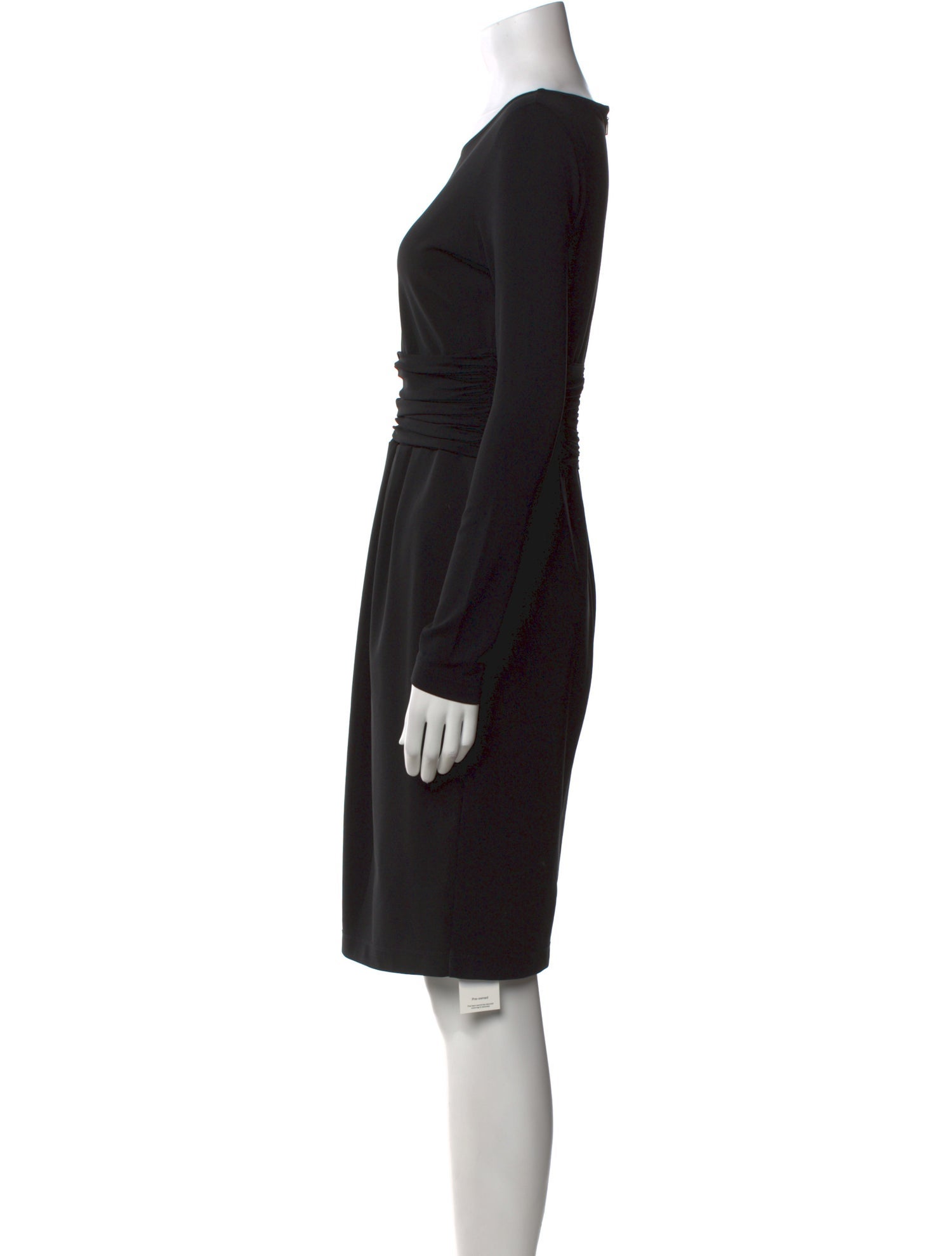 Max Mara Bateau Neckline Knee-Length Dress