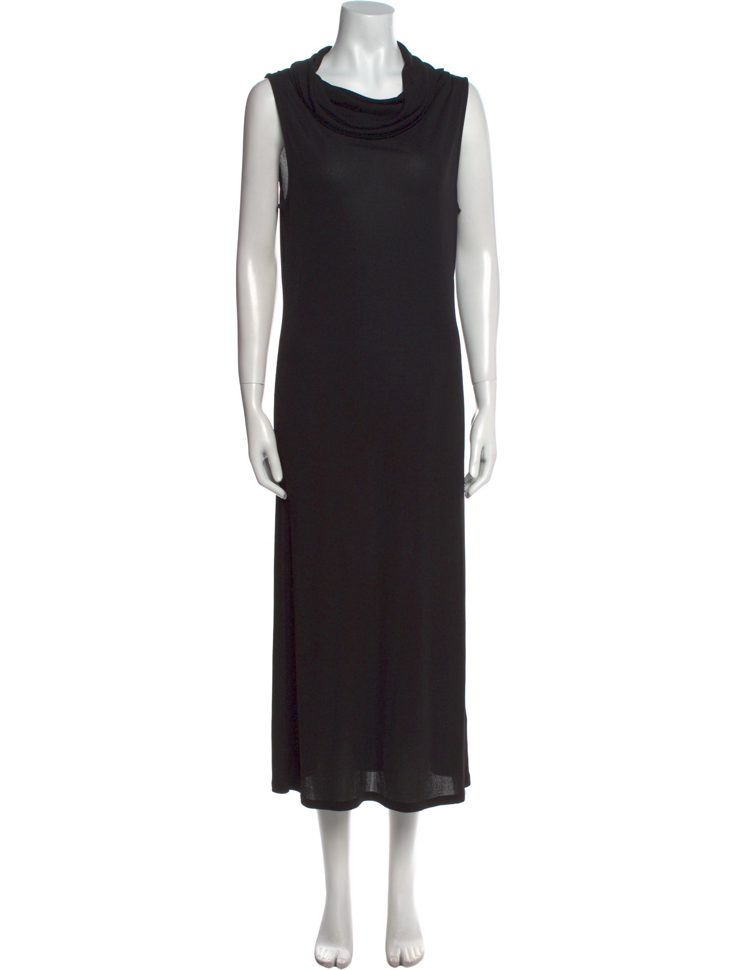 Max Mara Cowl Neck Long Dress